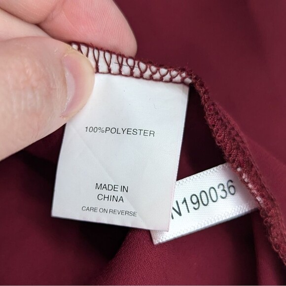 New York & Company NY&C Wine Red Milkmaid Maxi Floor Length Cardigan XXL NWT - Picture 9 of 10